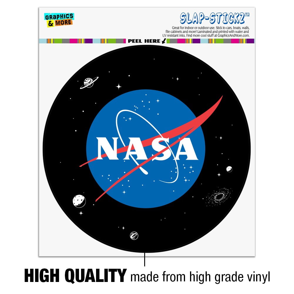 NASA Meatball Logo T-Shirt - Official Gildan Shirt In White, Black Or Gray - View #7