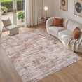 thumbnail image 1 of UERMEI Area Rug for Living Room: 5x7 Thickened Washable Neutral Abstract Modern Soft Rugs Non Slip Indoor Floor Stain Resistant Carpet for Bedroom Dining Room Office Nurserys - Red Brown, 1 of 8