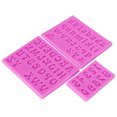 thumbnail image 3 of Cake , 3Pc Pink Letter Number  Letters  For Chocolate Portable  For Cake Shop For Home For Pastry Chef, 3 of 8