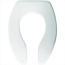 Church 9400SSCT Posturemold Commercial Plastic Elongated Toilet Seat, White