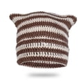 thumbnail image 2 of Winter Cat Ears Hat Warm Knit Hats Soft Stretch Thick Cute Knitted Cap For Cold Weather Bureau French, 2 of 4