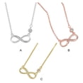 thumbnail image 2 of Guardurnaity 2x Cadena de plata blanca con textura para facilitar la limpieza y el mantenimiento. Collar de plata con forma de corazón para mujer. Accesorio para el cabello color dorado, 2*1 collares, 2 of 6