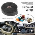 thumbnail image 4 of 5m Car Exhaust Heat Wrap Insulation Roll with 4 Stainless Steel Cable Ties for Automobile, 4 of 7
