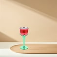 thumbnail image 1 of OULII Verre à Vin de la Saint-Valentin Verres à Eau Rouges pour Adultes Design Élégant pour Fêtes Lot de 1, 1 of 8