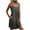 Dark Gray, variant on LADIGASU Women Nightgown With Pockets Sleep Shirts Sleeveless Sleepwear Pleated Front Nightshirt Round Neck Nightdress
