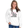 thumbnail image 3 of Breast Cancer Strive to Survive Women Crewneck Sweatshirt Brisco Brands L, 3 of 6
