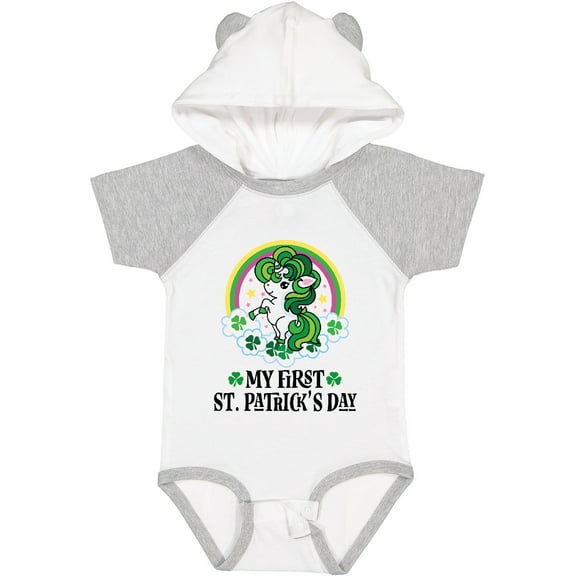 Inktastic Unicorn 1st St Patricks Day Irish Girls Baby Bodysuit