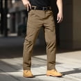 thumbnail image 2 of Tactical Work Pants for Men Waterproof Ripstop Cargo Pants Lightweight Casual Hiking Work Pants, L, 2 of 7
