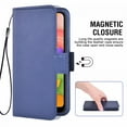 thumbnail image 4 of Samsung Galaxy A01 Case, Cell Phone Leather Sleeve PU Leather Cover Wallet Cell Phone Case Cover Compatible for Samsung Galaxy A01 Leather Case - Blue, 4 of 7