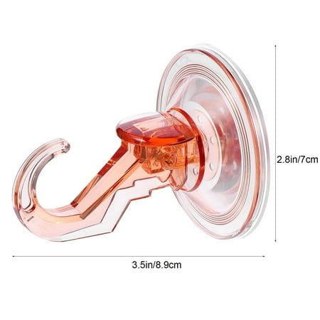 

2pcs Thickened Plastic Hook Punch-free Shower Hook Creative Vacuum Suction Hooks