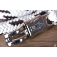 thumbnail image 2 of HILASON Horse Roping Lead Rope Riding Poly White & Black 9 Ft Snaps, 2 of 3