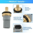 thumbnail image 4 of Unique Bargains No.06A919501 Sensor de temperatura del refrigerante de agua para Audi A4 A6 RS4 RS6 para VW Passat Beetle para Porsche No.059919501A/078919501C 1 pcs, 4 of 7