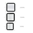 thumbnail image 4 of COOK SAVVY 6-Piece Square Locktop Glass Food Storage Meal Containers Set, Black, 4 of 4