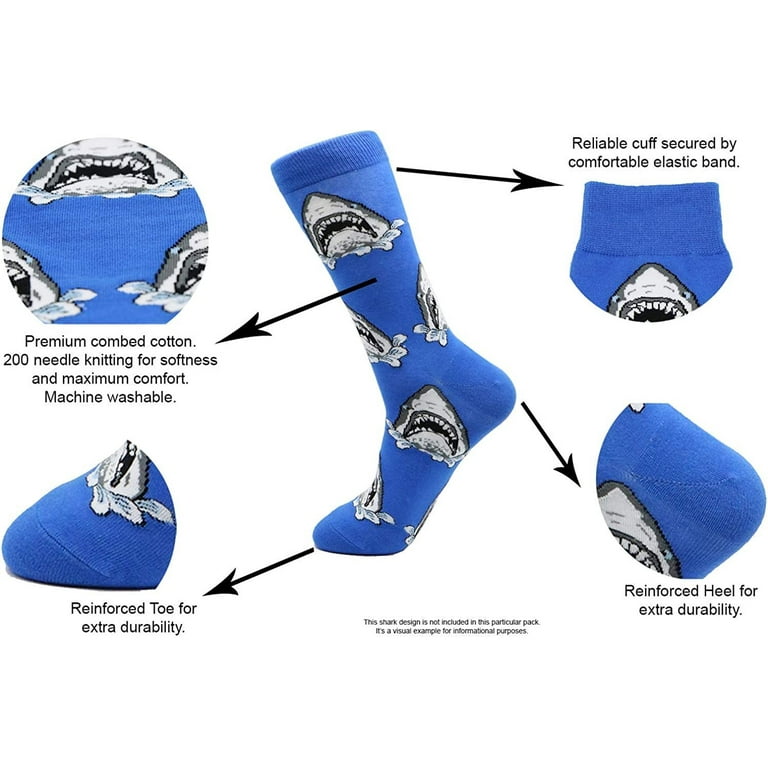 Men's Bold Designer Dress Socks 6 Pack - In An Elegant Gift Box - Foto 3