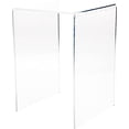 thumbnail image 2 of Plymor Clear Acrylic Vertical Square Display Riser, 13.5" H x 9" W x 9" D (1/4" Thick) (2 Pack), 2 of 3