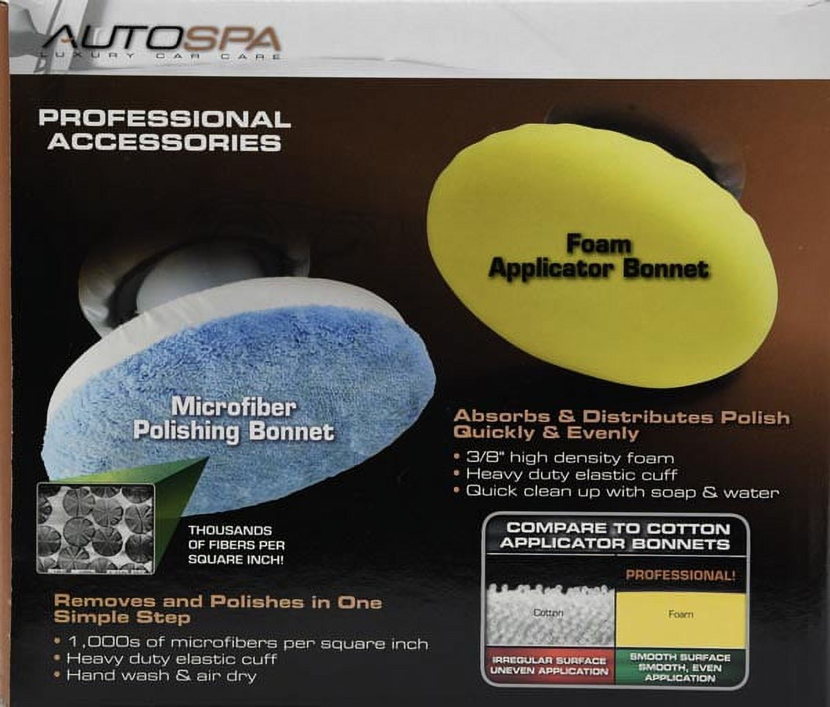 AutoSpa 10" Orbital Car Suerface Polisher with Bonus Bonnets, 94001ASWDI