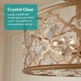 thumbnail image 2 of Elk Home Armand 17-inch Matte Gold 4-Light Crystal Semi Flush Ceiling Light, 2 of 7