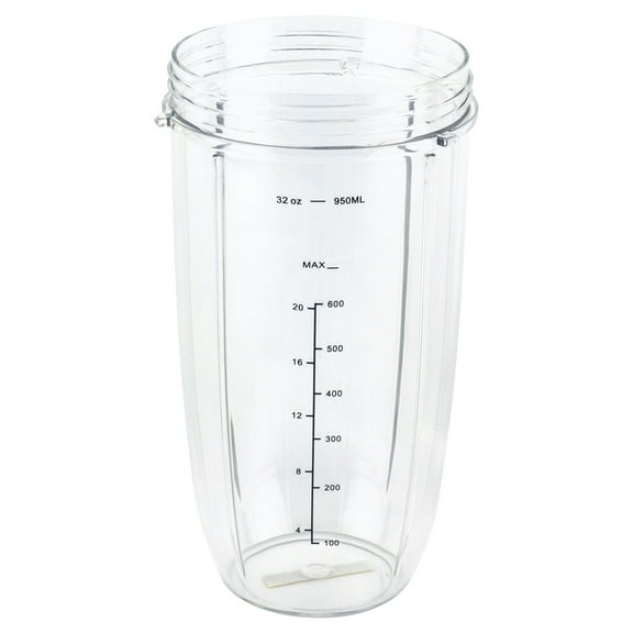 32 oz Tall Colossal Cup Replacement Part Compatible with NutriBullet 600W 900W Blenders NB-101B NB-101S NB-201