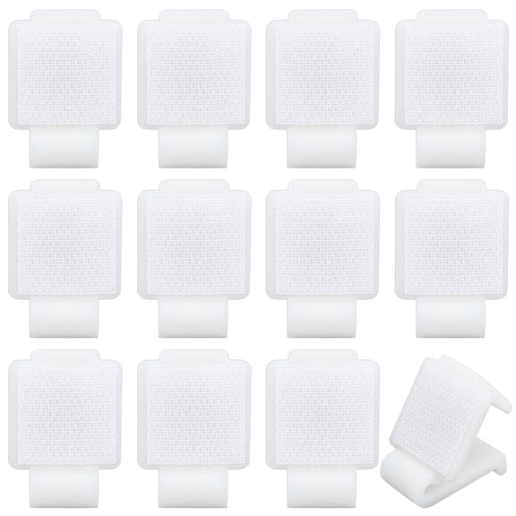 24Pcs Plastic Tablecloth Clip Model Table Cover Cloth Skirt Holders White Table Skirting Edge Fastener Hold Down
