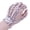 Silver, variant on Boxing Gloves Gothic Skull Finger Bracelet Gloves for Halloween Party Goth Accessories