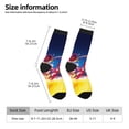 thumbnail image 3 of Saiise Mario Funny Socks Men Women Adults Novelty Graphic Crew Tube Socks Crazy Design Casual Dress Socks for Sports,Running,Travel, 3 of 7