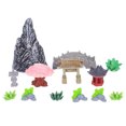 thumbnail image 1 of COOPHYA Mini Rocaille Décorative 13 Pcs Couleurs Assorties Résine Micro Paysage pour Espace Intérieur, 1 of 6
