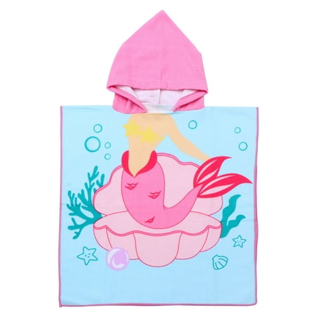 

OUNONA 1pc Creative Cartoon Bathrobe Hooded Breathable Bath Towel for Kids Children