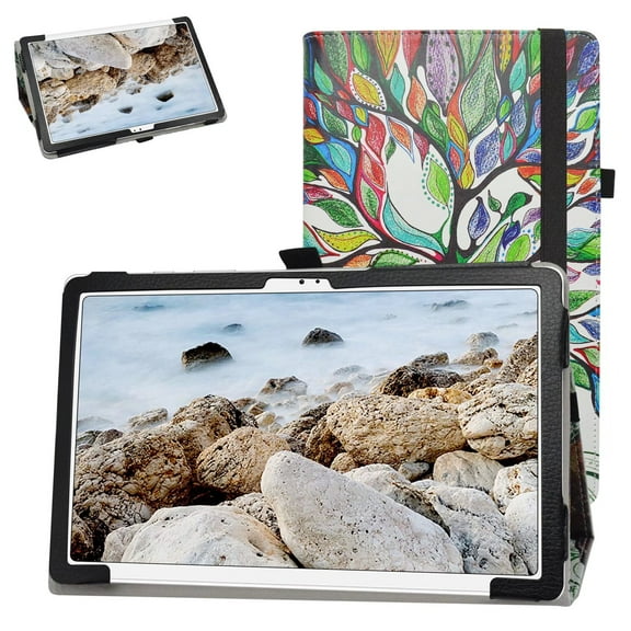 Labanema 10.4" Samsung Galaxy Tab A7 10.4 (2020) T500 T505 Case, PU Leather Folio Stand Protective Case, Cover for 10.4" Samsung Galaxy Tab A7 10.4 (2020) T500 T505 (Love Tree)