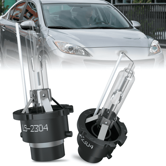 Headlight Bulb - Compatible with 2004 - 2013 Mazda 3 Low Beam 2005 2006 2007 2008 2009 2010 2011 2012