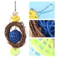 thumbnail image 1 of Tbest Safe Non-toxic Sepaktakraw Rattan Hoop Hanging Biting Chewing Playing Bird Toy Swing Rings Parrots Supplies Accessory,Bird Toy,Bird Biting Toy, 1 of 8