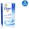 Dove White 1/4 Moisturizing Lotion Beauty Bar 6 ct (Pack of 2)