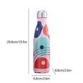 thumbnail image 3 of Botella de agua térmica de acero inoxidable de doble capa | Termo a prueba de fugas | Mantiene las bebidas calientes o frías | Taza deportiva duradera y colorida para exteriores | Botella de, 3 of 5