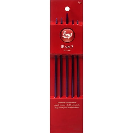 Double Point 7" Aluminum Knitting Needles