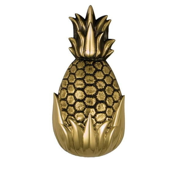 Michael Healy Pineapple Door Knocker, Brass, 8.25″H x 4″W