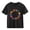 Black, variant on Kids Love Rainbow Heart Graphic T-Shirt - 100% Cotton Short Sleeve Tee for Girls, Black,Size 5 T