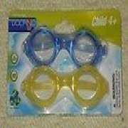 Dolfino Child PC Lenses Swimming Goggles 2 Pack with Silicone Straps, Latex Free!