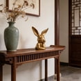 thumbnail image 3 of Easter Clearance! FYHALE 8" Gold Bunny Statue, Spring Rabbits Decoration Home Table Centerpiece, Rabbit Figurines Decorative Sculpture Collectibles Easter Gift, 3 of 5
