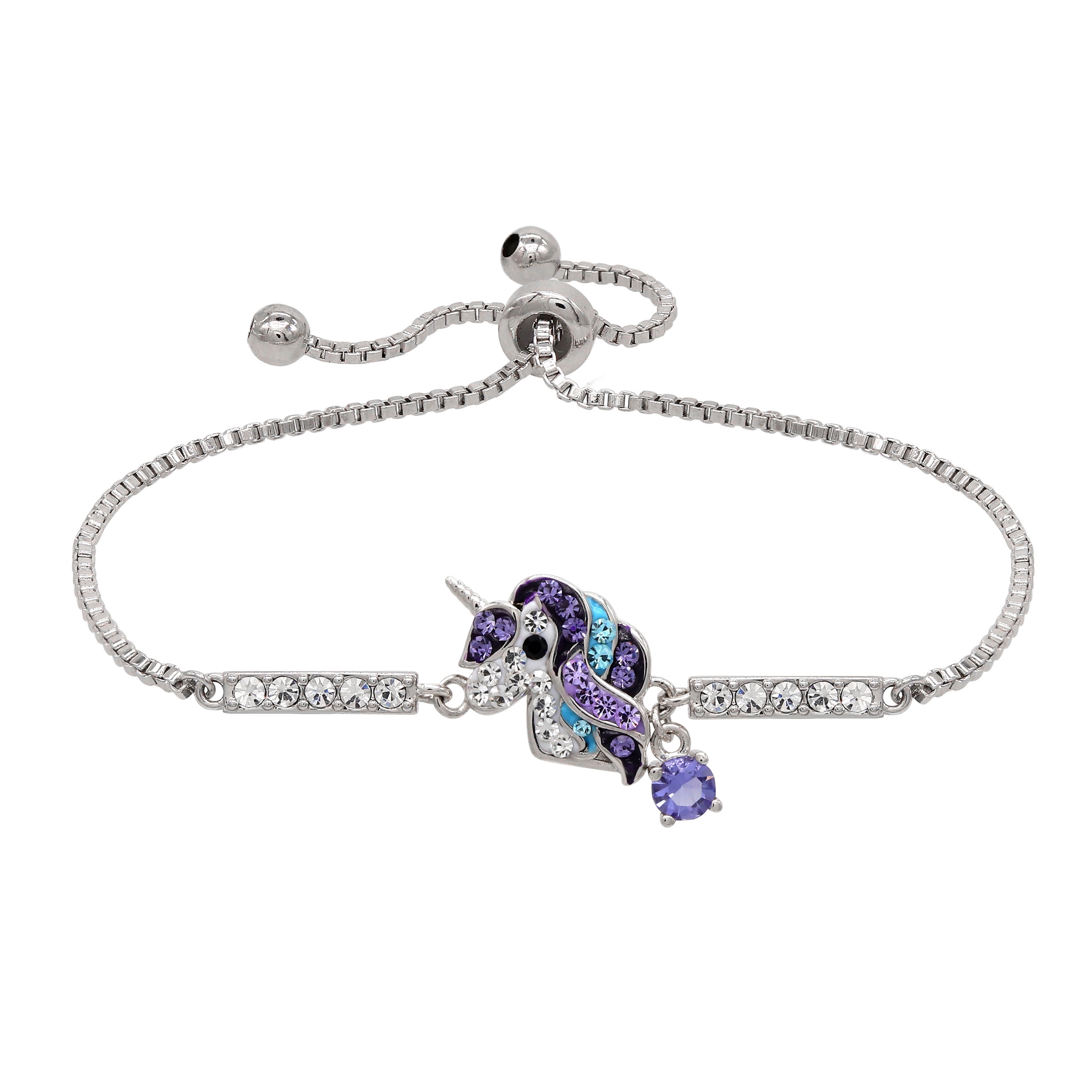 Artwork Store Adjustable Silver Bracelets Cute Cat Face Charming Fashion Chain Link Bracelets Jewelry for Women
