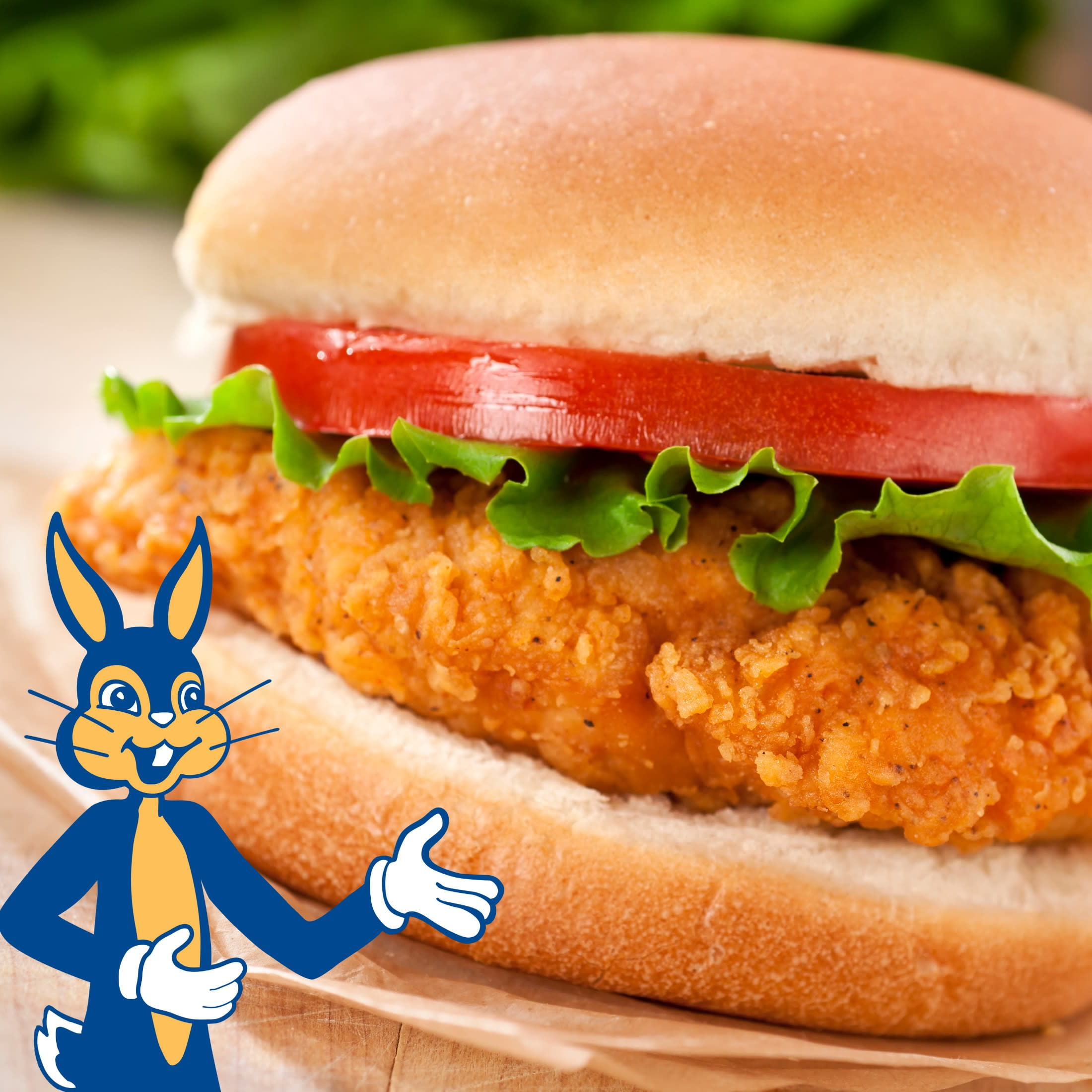 Bunny White Restaurant Style Burger Buns, Large, 12 Count, 21 oz