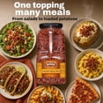 thumbnail image 3 of Its Delish Imitation Bacon Bits 4 Lbs Bulk Gallon Jug, Kosher Parve Vegan Plant-Based Soy Bacon Crumbles for Salad Topping, Baked Potatoes, Eggs, Pizza, Tacos, No MSG, Smoky Bacon Flavor and Crunch, 3 of 7