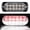 white + red, variant on 12 Led Strobe Side Light Strobe Flashing Lightbar Car Truck Lamp Traffic Light