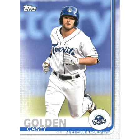 Gold Baseball Cards - 2019 Topps Pro Debut #133 Casey Golden Asheville Tourists Baseball Card