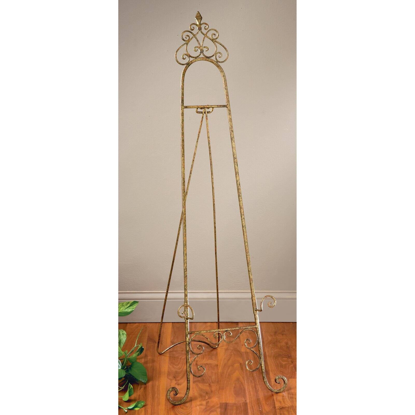 Antique Gold New Free Shipping Floor easel 