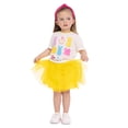 thumbnail image 5 of Easter Peeps Toddler Girls Graphic Tee and Tutu Skirt Set, 2-Piece, Sizes 12M-5T, 5 of 7