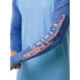 thumbnail image 6 of Realtree Men's Long Sleeve Americana Fishing Hoodie, Light Blue Cationic, M, 6 of 9