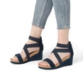 thumbnail image 5 of DREAM PAIRS Sandalias de Cuña para Mujer, 5 of 5