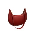 thumbnail image 2 of Sac à Bandoulière pour Femmes, Staron 2026 Sac à Main Décontracté à la Mode, Sac Messager en Cuir PU avec Sangle Réglable pour Travail, Voyage, Magasinage, Rouge, 2 of 6