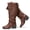 Brown 413, variant on Love Steetly Women's Extra Wide Calf Knee High Boots.