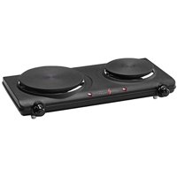 Eurostar ES262SS Double Infrared Cooktop, 1800W