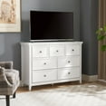 thumbnail image 4 of Modern Farmhouse 7 Drawer Dresser Chests, Dressers for Bedroom, Wood Rustic TV Stand of Drawers Closet Organizer & Storage Clothes for Living Room, Hallway, 4 of 12